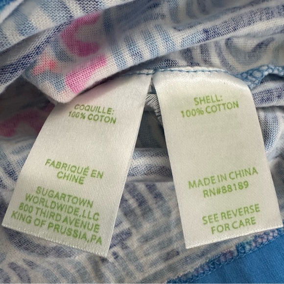 Lilly Pulitzer Beacon All Together Now Engineered Supima Cotton Jersey Dress/S - Picture 4 of 10